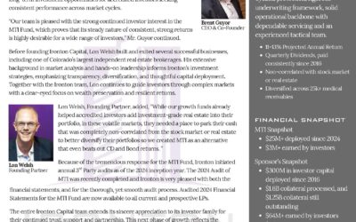 Ironton Capital’s Medium Term Income Fund2 (MTI2) Has Reached $25Million